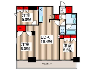 アジールコート汐浜キャナルの物件間取画像